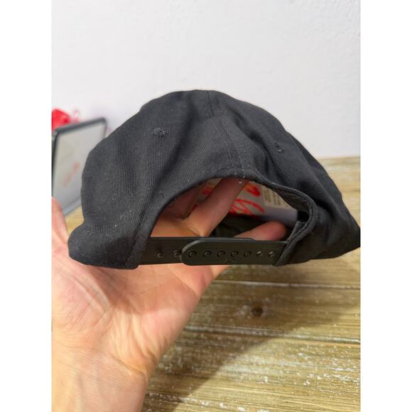 Vintage Pro Street Racing Chevy SnapBack Hat Rope 90s Americana Dad Cap Black - Picture 3 of 7